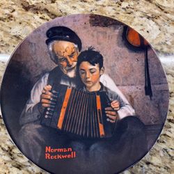  1981 Norman Rockwell Music Maker Plate 