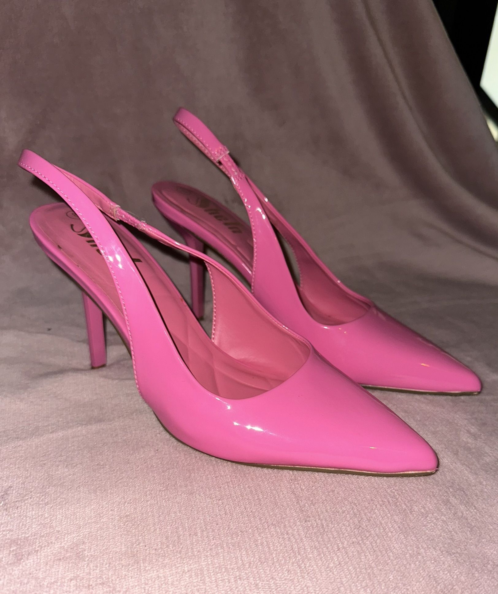 Barbie Pink Heels Size 8W