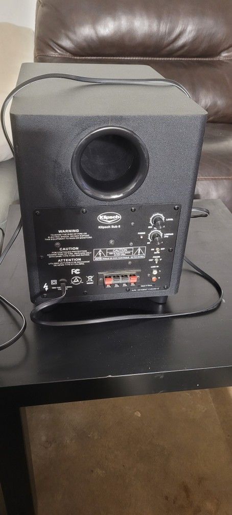 Klipsch Subwoofer $100 obo