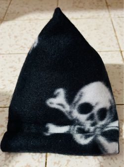 Skull Phone Stand Phone Pillow  Fleece Fabric Handmade New