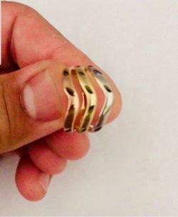 10K Solid Gold Ring For Wedding Size 7