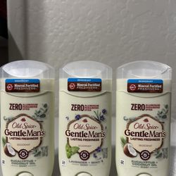 OLD SPICE GENTLEMAN’S DEODORANT 3.0 OZ $5.00 EACH 