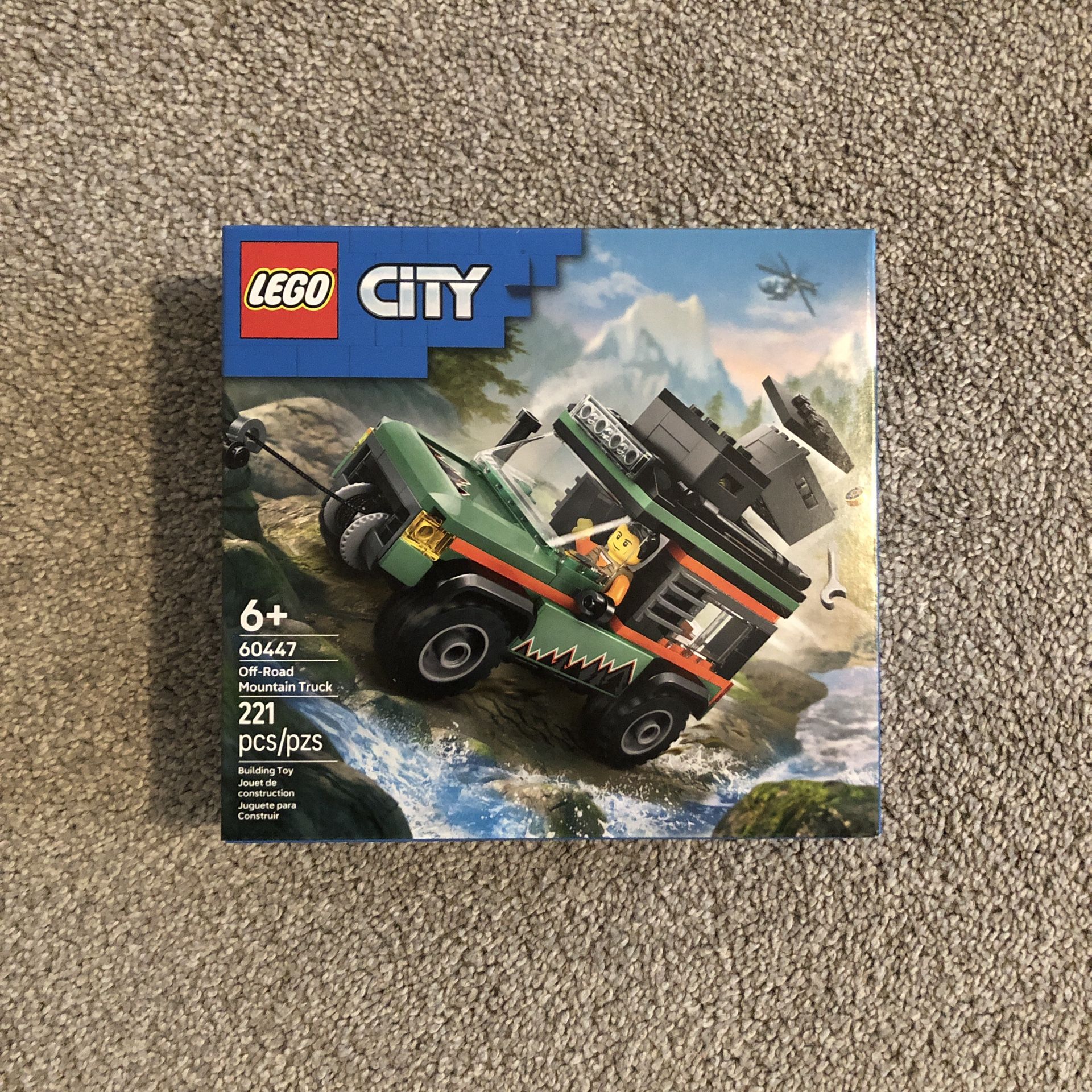 LEGO City Off-Road 4x4 Mountain Truck Building Toy, Brand New in Box, Sealed