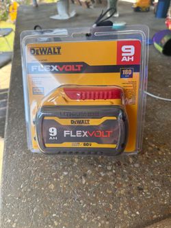 Dewalt 20 60 v 9Ah battery