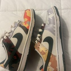Camo kids dunks