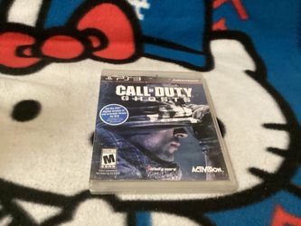 PlayStation 3 Call Of Duty Ghost Video Game