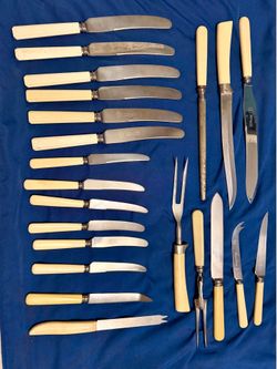 Vintage Sheffield Stainless Lot