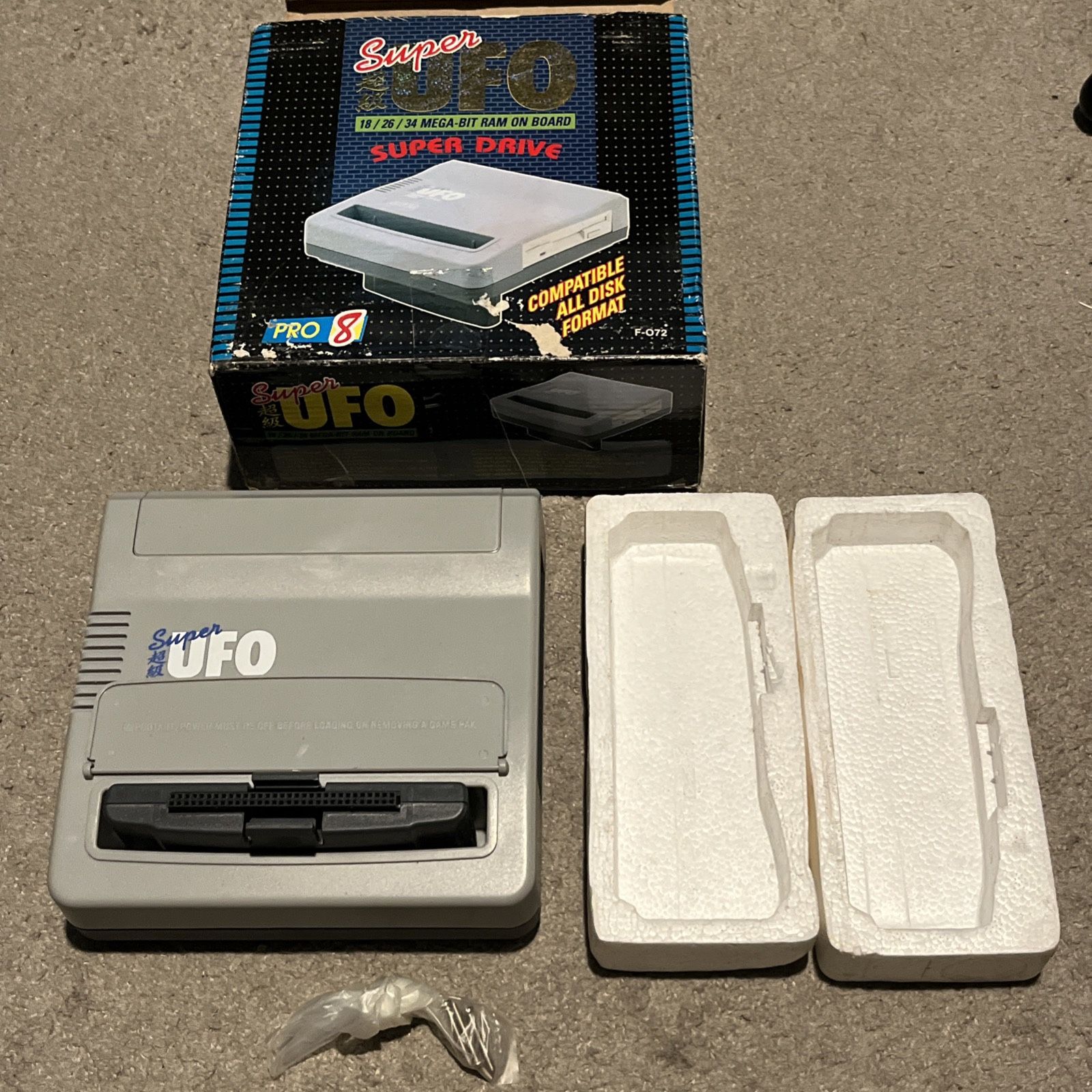 Super Drive UFO Pro 8 For Super Nintendo SNES Famicom Unit w/ Box