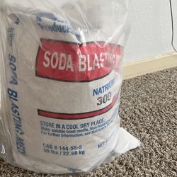 Soda Blast For Sand Blasting Dissolves Better For Easy Clean Up