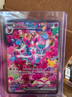 Pokemon 30th Celebration Sylveon Ex Special Illustration Rare 153/128