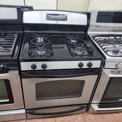 GE Gas Stove Stainless Steel
