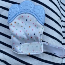 Polka Dot Teething Mit