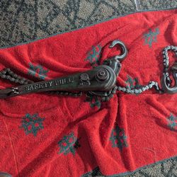 Antique Coffing Chain Hoist 