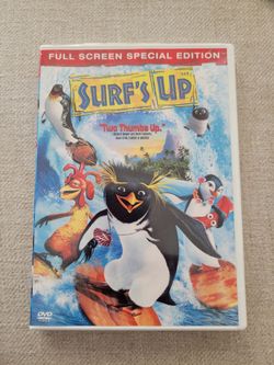 🏄 "Surf's Up" DVD Full Screen Special Edition Animated Penguin Movie Kids Family Film