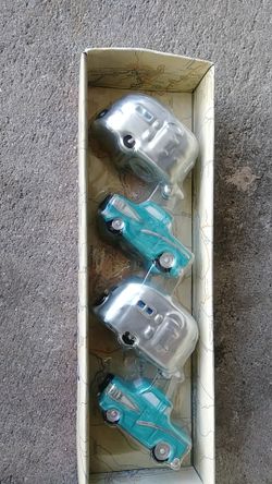 VINTAGE ROAD TRIP MINI SALT&PEPPER SHAKERS