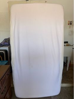 Twin mattress with cover