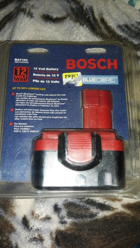 Bosch 12 Volt battery 
