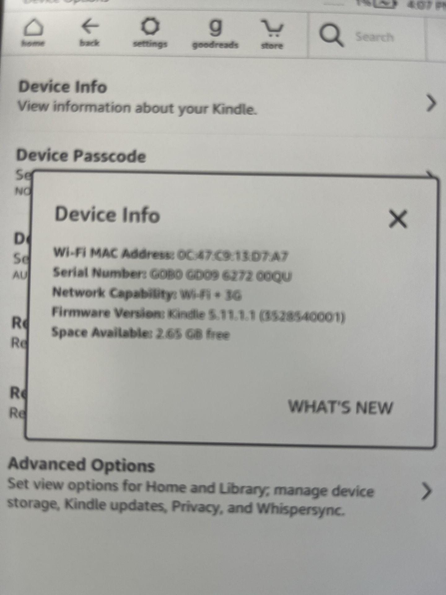 Amazon Kindle Oasis 8th generation Like New