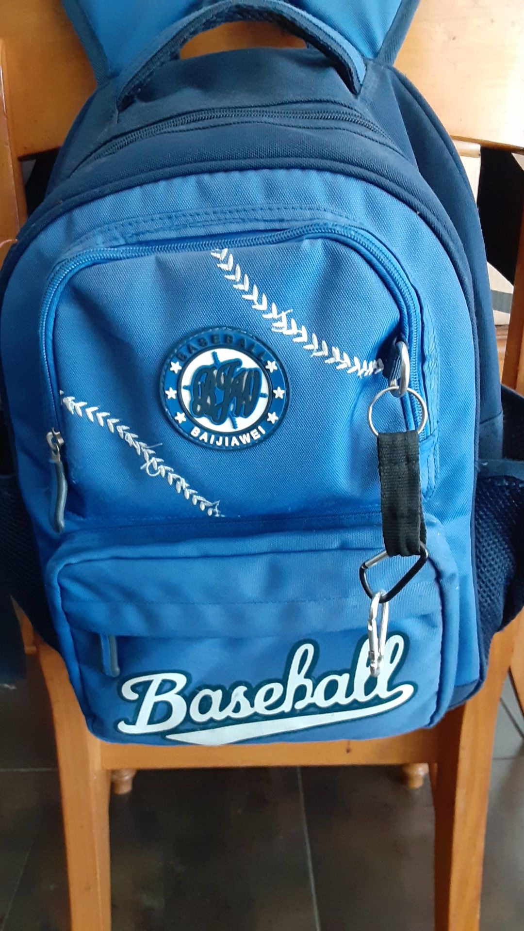 Baseball backpack. Good condition...some wear and tear.