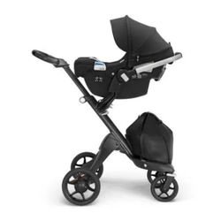 Stokke Stroller, Infant Carrier, Car Base And Summer  Cover For Stroller 
