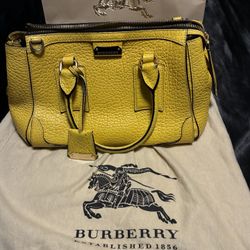 Burberry Purse. W/box And Bag 