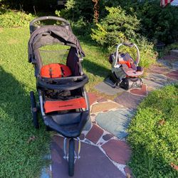 Babytrend Stroller, Car seat, And Base