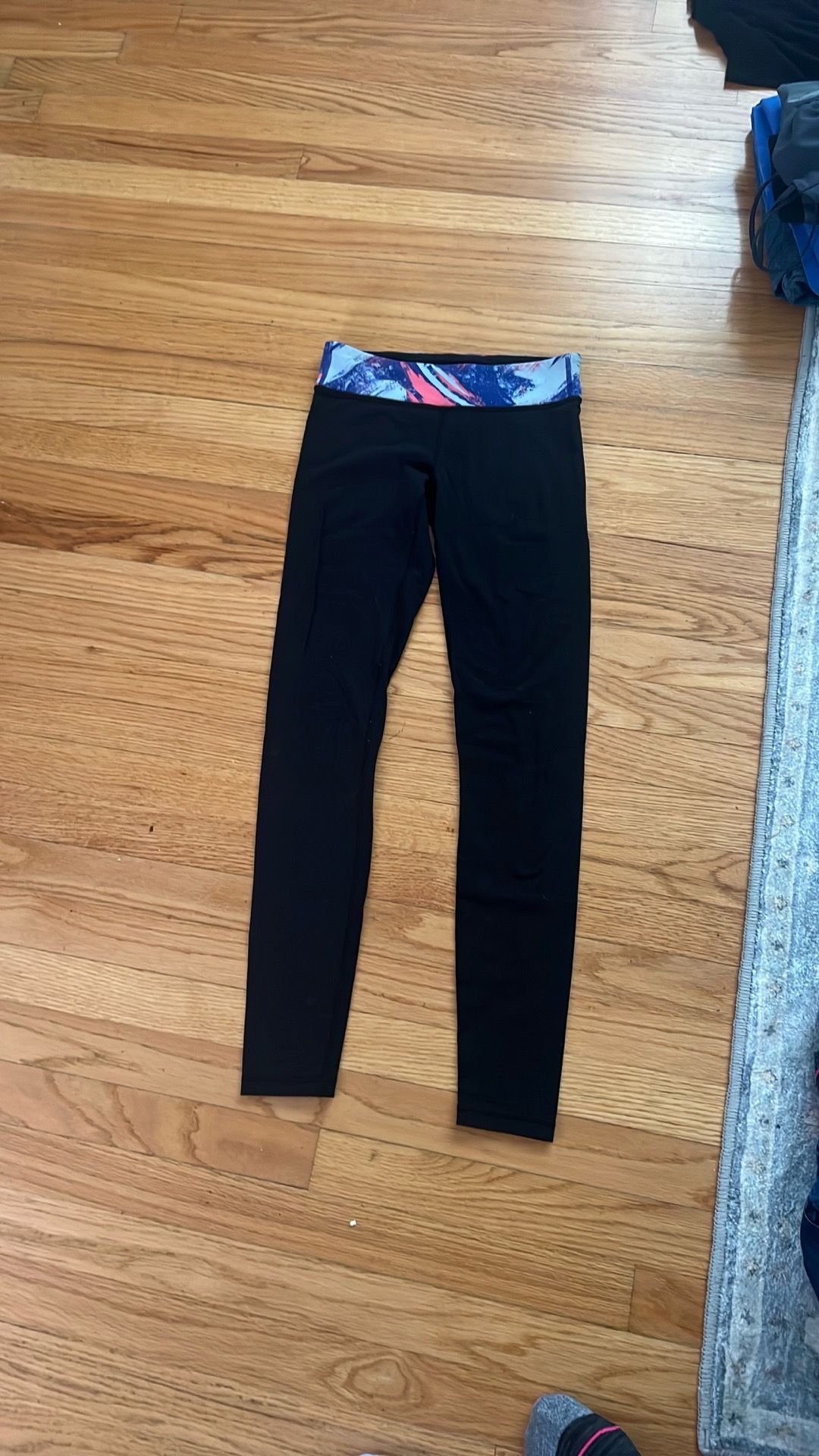 Ivivva girl black leggings size 12