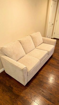 Ashley 3-Seat Sofa in Cream Fabric