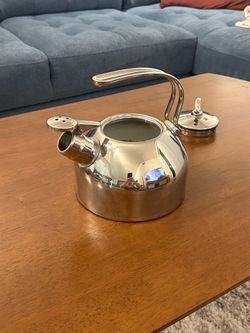 Authentic Vintage Chantal Classic Stainless Steel Whistling Tea Kettle 2 qt