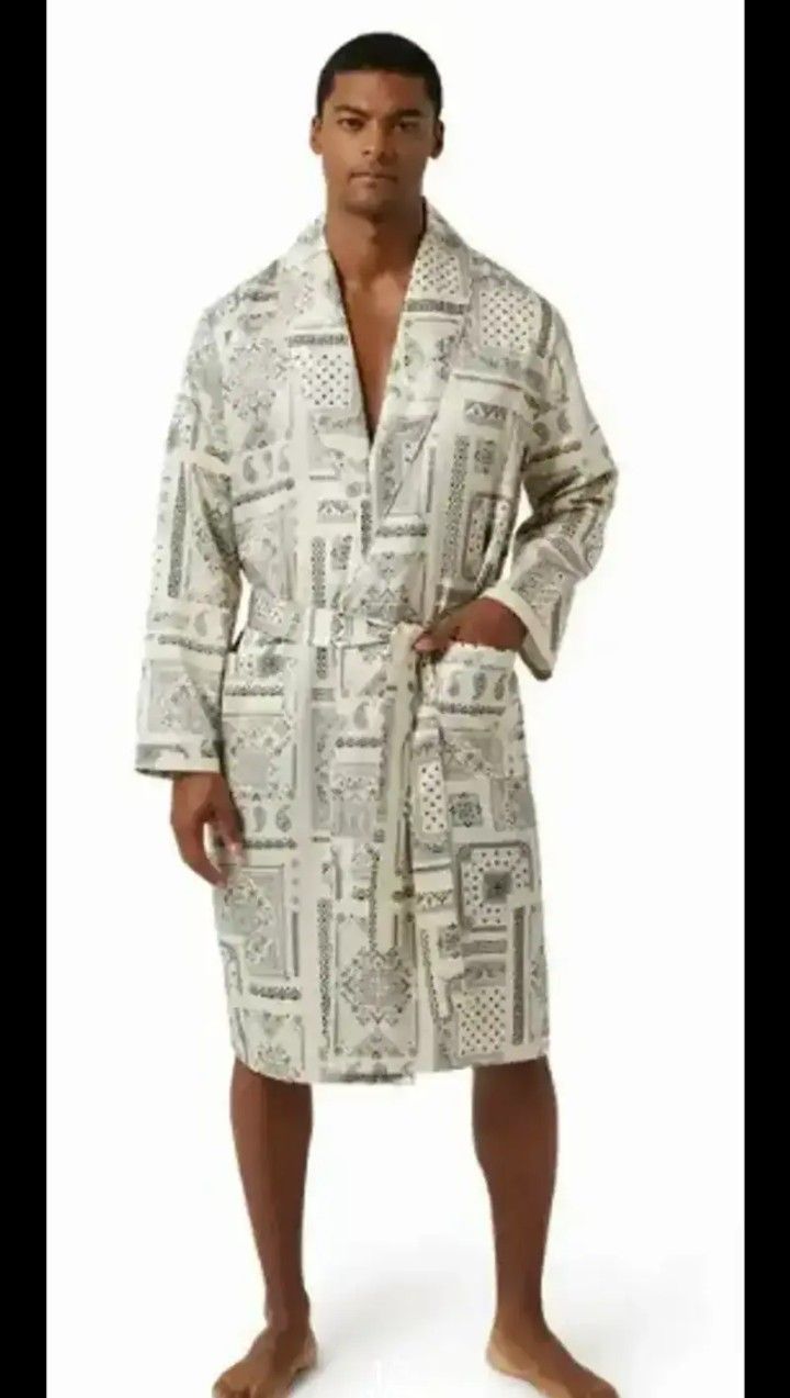 Dogg Supply by Snoop Dogg Mens Poly Satin Robe.... CHECK OUT MY PAGE FOR MORE ITEMS