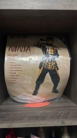 Ninja Boy Costume Size Small