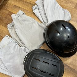Baseball Helmets And Pants