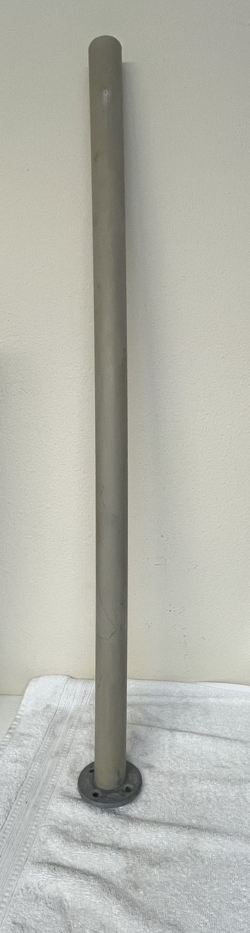 One Trailer Guide Post With Galvanized Post And PVC Pipe Cover