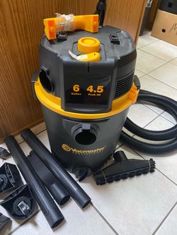 Vacmaster Professional 6 Gallon 4.5 Peak HP Wet/Dry Vacuum (Model: VDK611PF 0201).