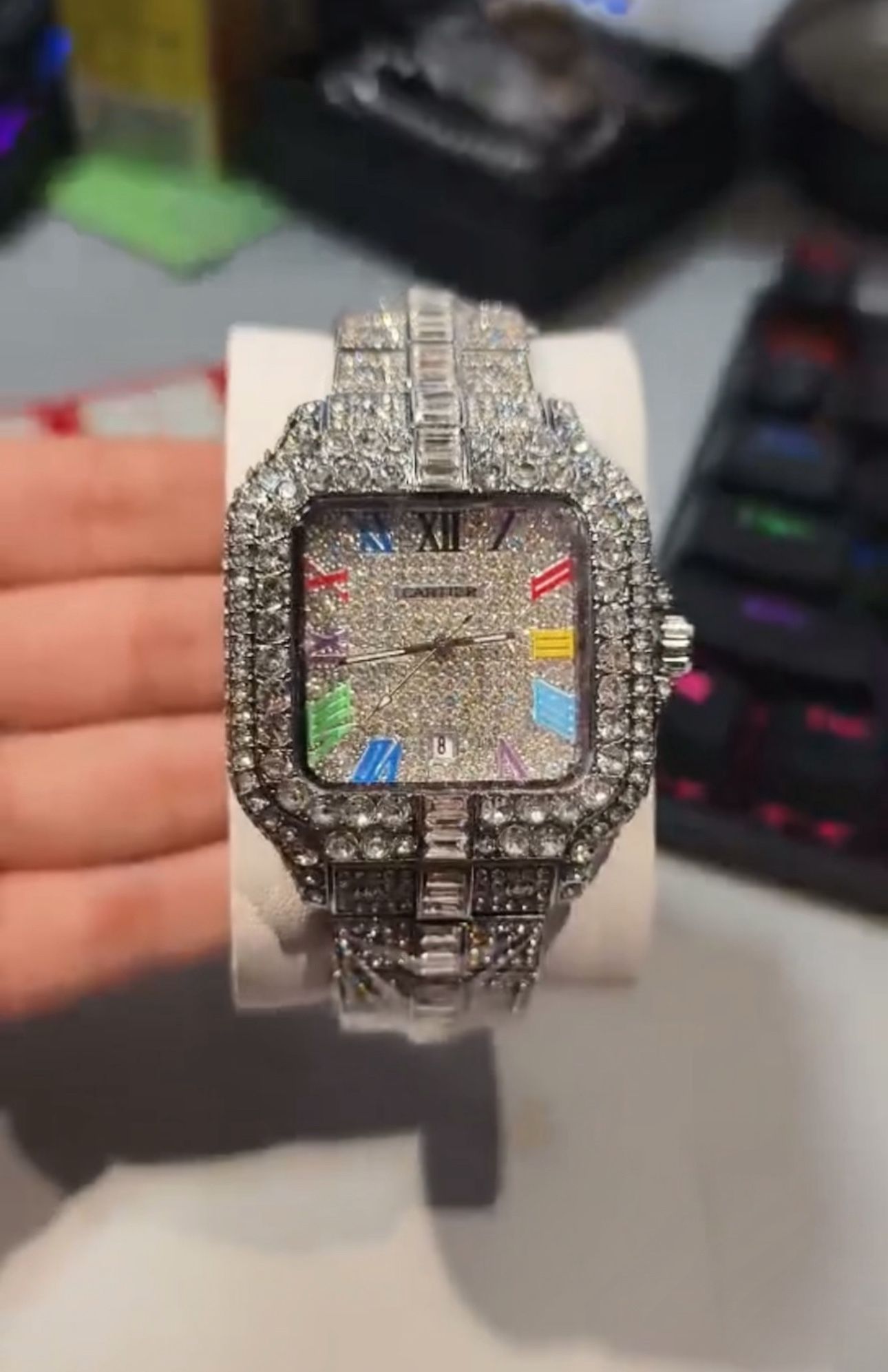 CZ Carti Santos Rainbow Dial