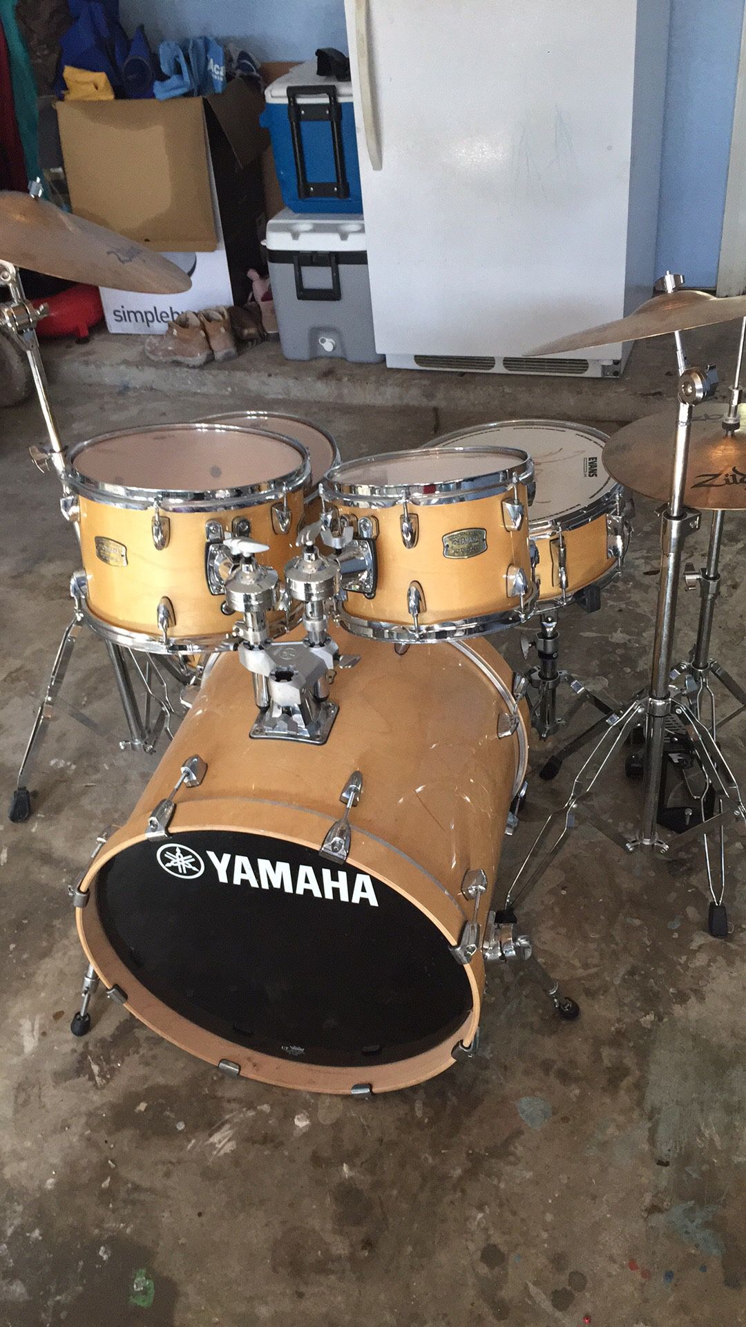 Yamaha - Stage Custom Birch 5 Piece 22” Drum Set