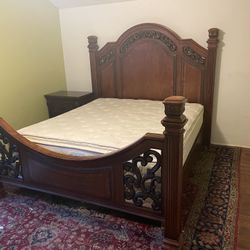 King bed , With 2 Shelves 