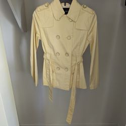 Women's Nine West Lightweight Yellow Jacket/Blazer with Belt Size XS