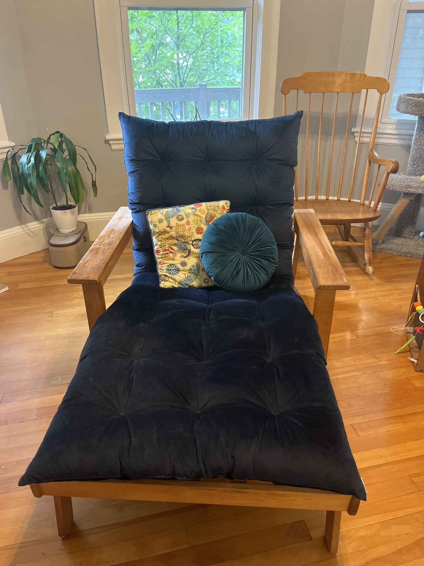 Wooden Chaise Lounge