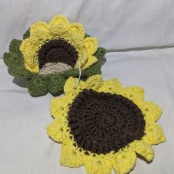 Sunflower Coasters