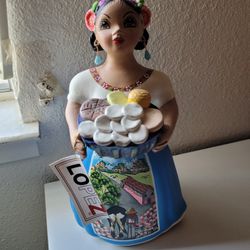 Mexican Lupita Decorative Figurine 