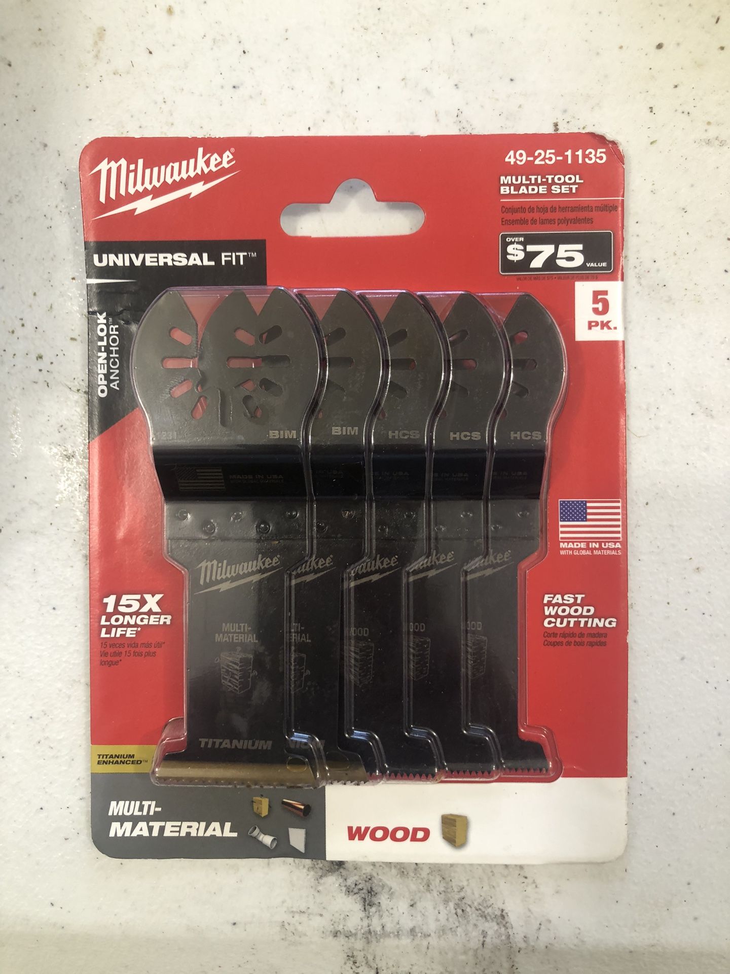 5 Piece Oscillating Multi Tool Set