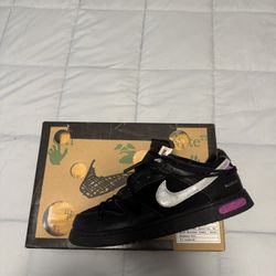Off White Black Dunks 