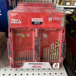 Milwaukee 15pc Drill Bit Set