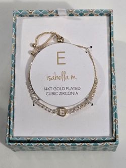 Letter E bracelet