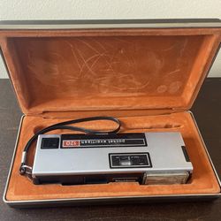 Vintage Keystone Pocket Ever flash 120 Camera W/ Original Case And Wrist Strap. 