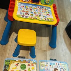 Kids Activity Chair With 2 Learning Sheets