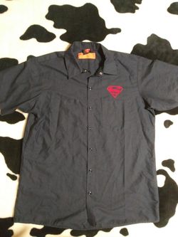 Superman collar shirt. Large