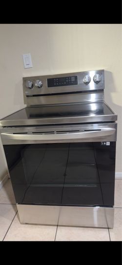 LG electric stove