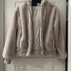Bershka Faux Fur Soft Jacket